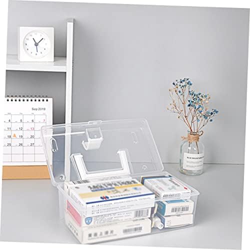 HAKIDZEL Portable Medicine Cabinet with Buckle Design