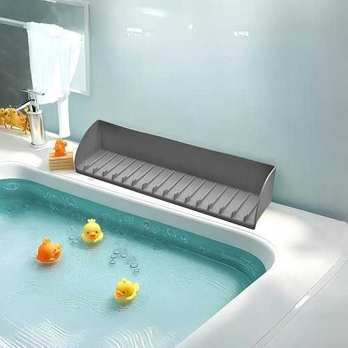 DAECHAO Bathtub Splash Guard with 4 Suction Cups