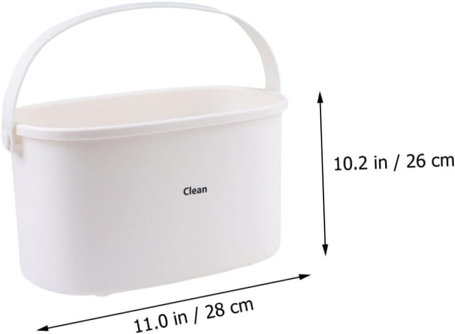 Happyyami Plastic Shower Storage Basket with Drainage