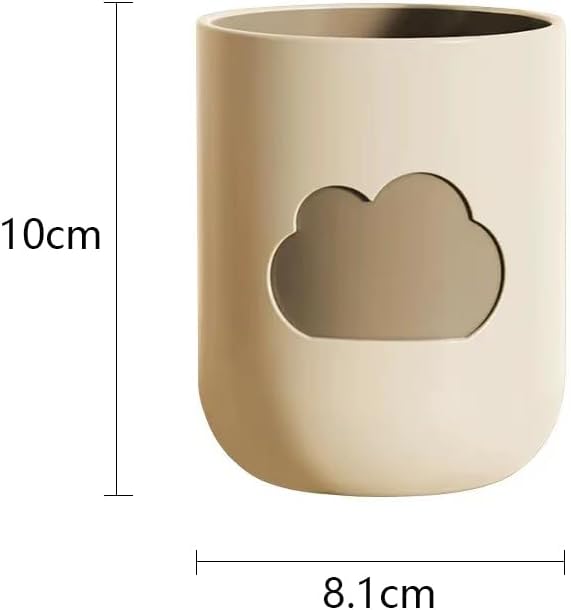 RabyLeo Simple Cloud Mouthwash Cup Beige Brown