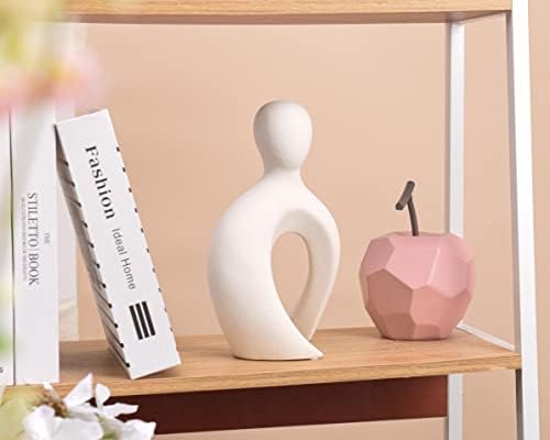 Quoowiit Abstract Love Couple Sculptures for Home Decor