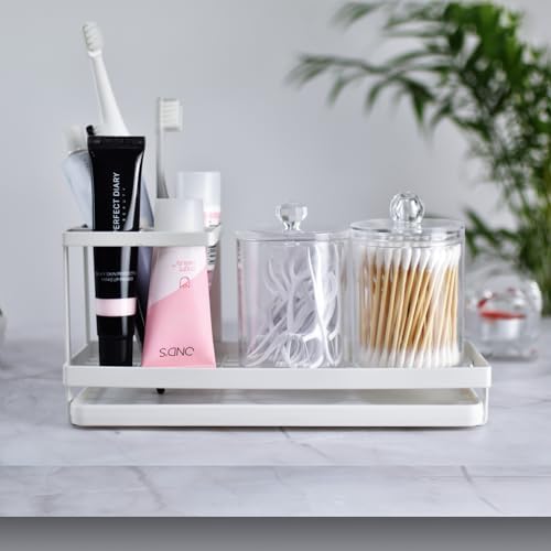 MYITYARD 4-Slot Rustproof Toothbrush Holder with Drainage