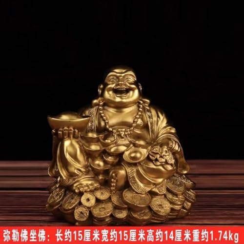 Ecqizer Feng Shui Buddha Statue Indoor Decor 1