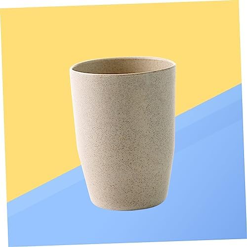 COOLHIYA Wheat Straw Tooth Cup for Bath