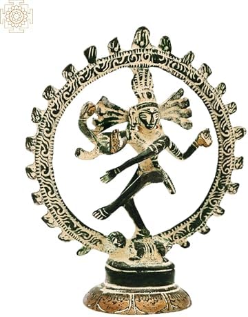 Exotic India Brass Nataraja Statue 3-Inch