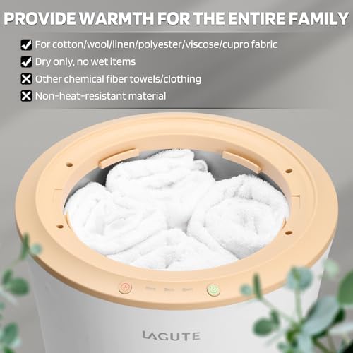 Lagute Towel Warmers Bucket with WiFi Control and RGB Light