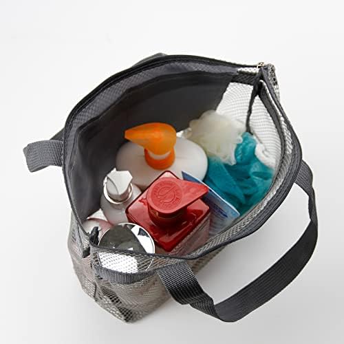 TOPASION Mesh Shower Caddy Bag Portable Organizer