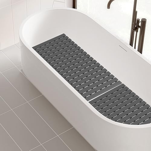 MBOSS Non Slip Bathtub Mat with Suction Cups and Drain Holes