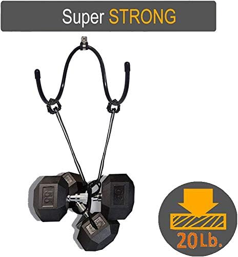 Pmsanzay Adjustable Wall Rack - 2PK Black