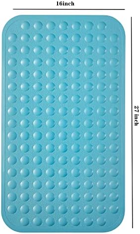 Yanzifly Non Slip Silicone Bathtub Mat - Blue