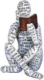 Dawbun Pulp Reading Women Figurine Statue 1