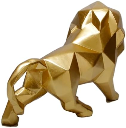 Wisifayardin Golden Lion Sculpture Resin Statue