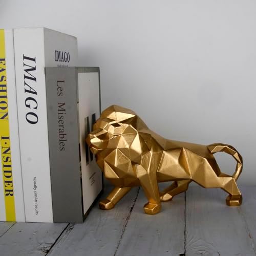 Wisifayardin Golden Lion Sculpture Resin Statue