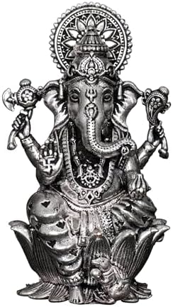 Exotic India Small Superfine Ganesha Brass Statue 1