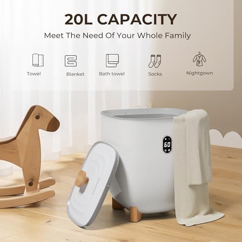 EUHOMY Towel Warmers with Dehumidifier and Auto Shut Off