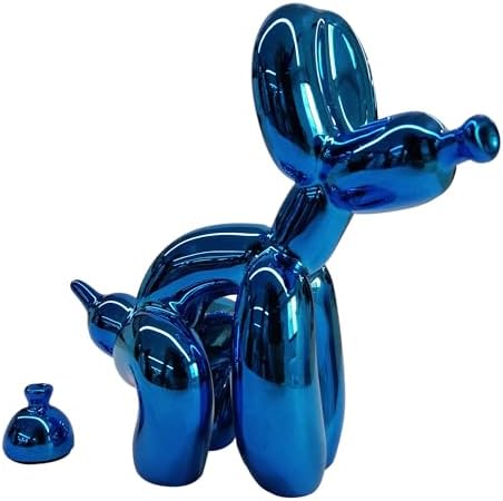 Grotekom Shiny Balloon Dog Mini Statue Blue