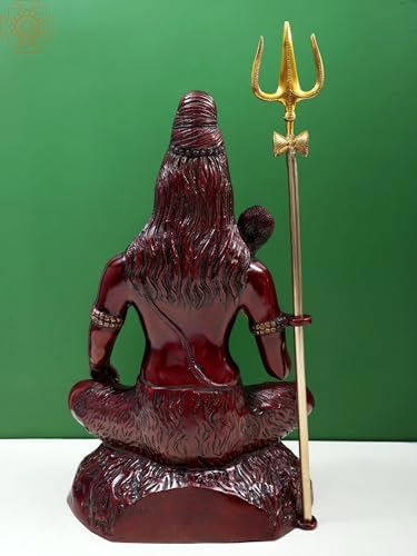 Brass Lord Shiva Idol Statue Divine Home Decor