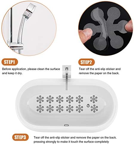 Secopad Bathtub Stickers Non-Slip 12 PCS Safety Treads