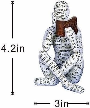 Dawbun Pulp Reading Women Figurine Statue 1