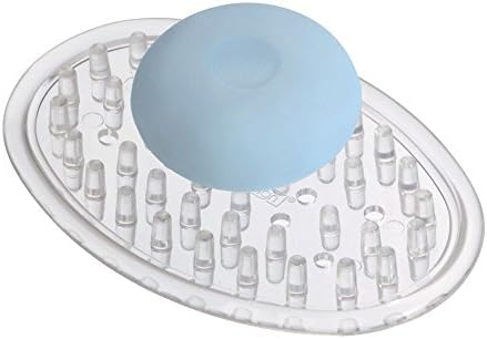 InterDesign Clear Plastic Soap Dish Set of 3