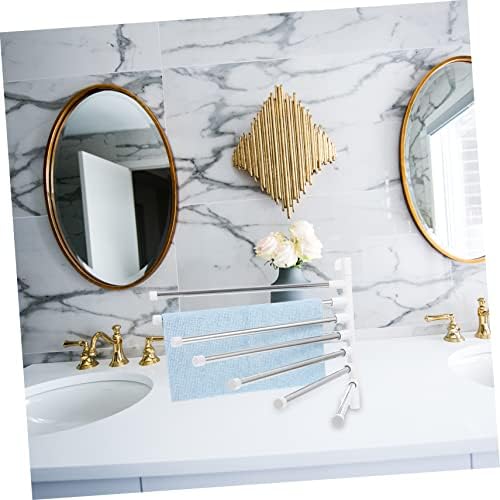 NUOBESTY 1Set Rotatory Towel Rack Stainless Steel