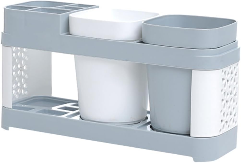 PRETYZOOM Toothbrush Holder with Suction Cup and 5 Slots