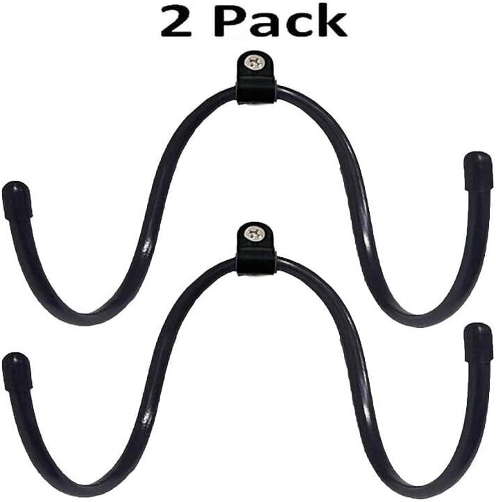 AUXPhome Wall Mount Towel Rack 2PK Black