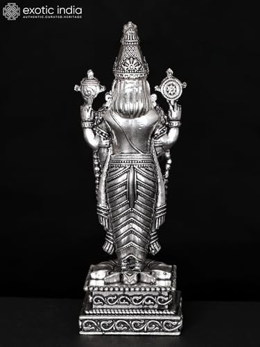 Superfine Lord Tirupati Balaji Brass Statue with Garuda Base