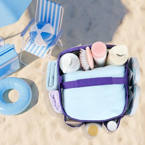 Attmu Portable Mesh Shower Caddy with 8 Pockets