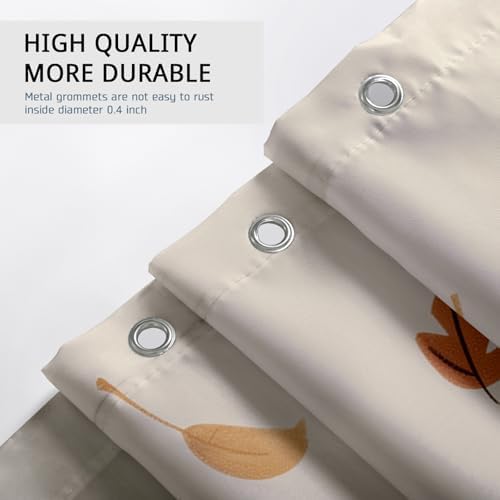 Fall Cute Kid Shower Curtain Set 72 Inch