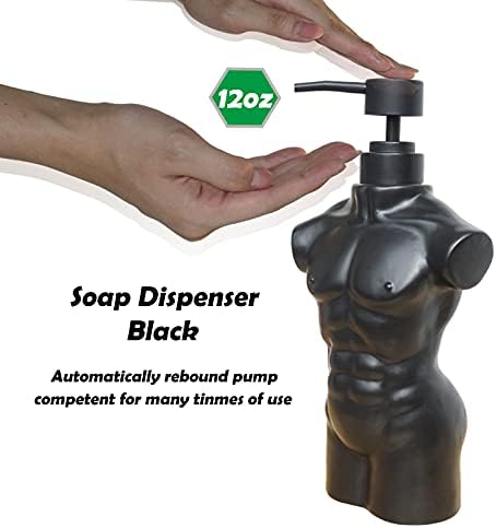 CAAHANJIA Ceramic Boy Soap Dispenser Set 1