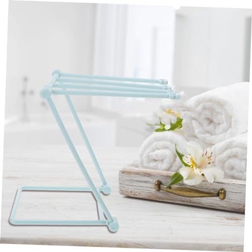 SOLUSTRE Foldable Towel Holder Rack for Kitchen Bathroom