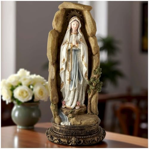 PlentifulHome Bleesed Virgin Mary Statue 125 Inch