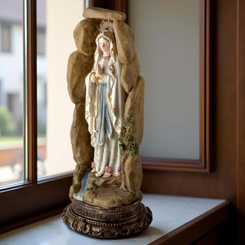 PlentifulHome Bleesed Virgin Mary Statue 125 Inch