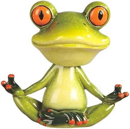 ICE ARMOR 5 W Yoga Frog with Bobblehead Statue