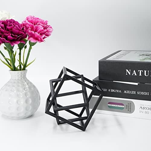 DreamsEden Brass Cube Sculpture Modern Decor Accent