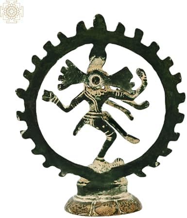 Exotic India Brass Nataraja Statue 3-Inch