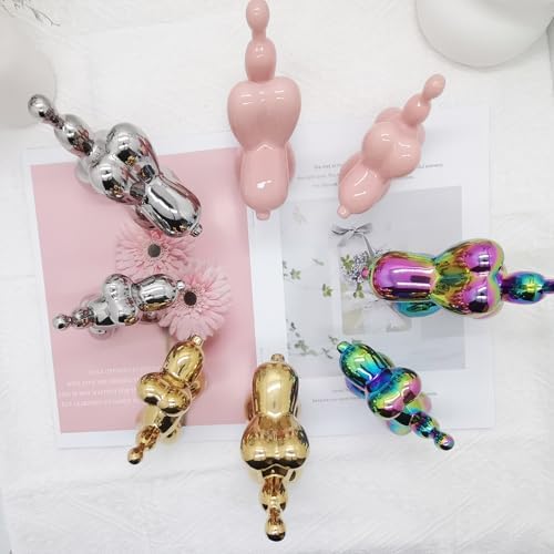 Ceramic Gold Balloon Dog Decor Statue 1