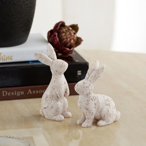 DN DECONATION Easter Bunny Decor Set of 2
