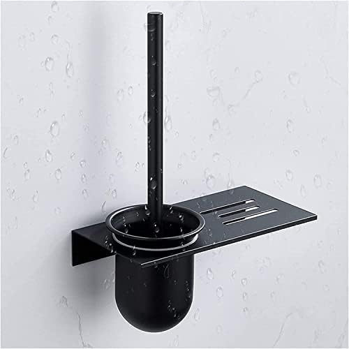 NIUBB Toilet Brush with Drip Tray and Holder