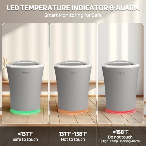 Lagute iSnug Towel Warmer with 3-Level Timer and RGB Light