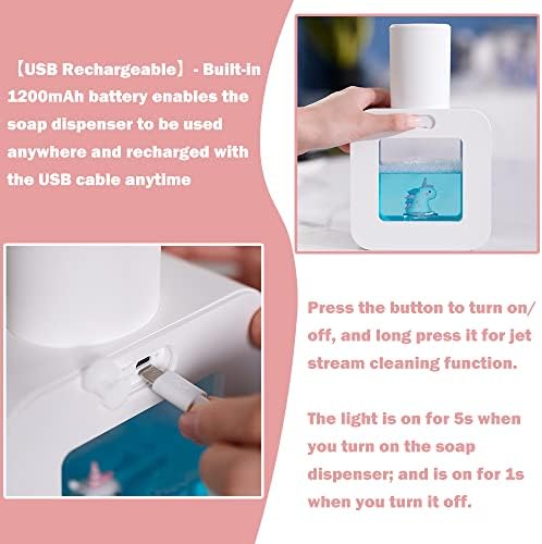 Automatic Foam Soap Dispenser - Unicorn Kids Touchless Wall Mount