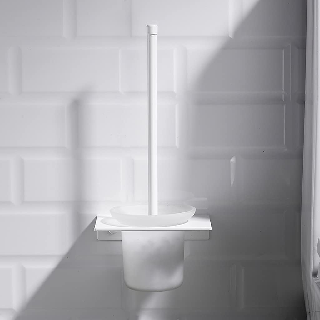 Modern Toilet Brush with Wall Mount Holder Set
