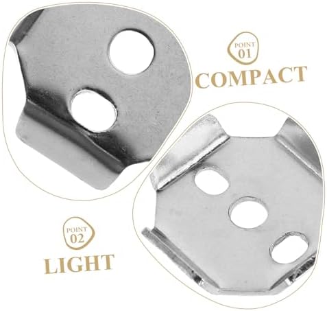 SOLUSTRE 2Pcs Towel Rack Replacement Parts Stylish Bracket with Base Pads and Clips