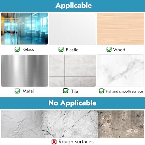 Shower Caddy Adhesive Replacement Set 8-Pack