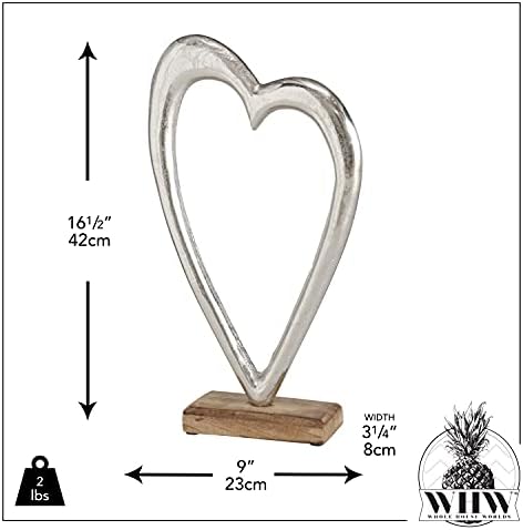 WHW Eternity Heart Sculpture 1625 Inches Tall