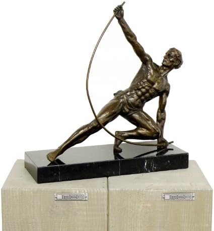 Kunst Ambiente Bronze Statue The Bender Signed