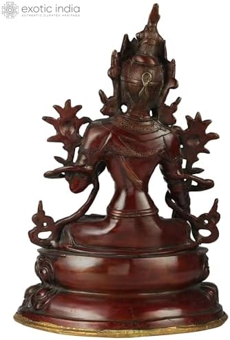 White Tara Devi Brass Statue - Home Decor Meditation