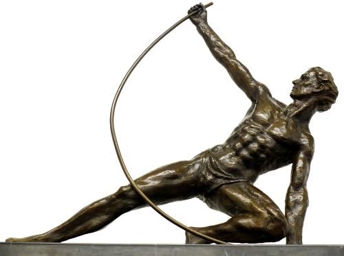 Kunst Ambiente Bronze Statue The Bender Signed