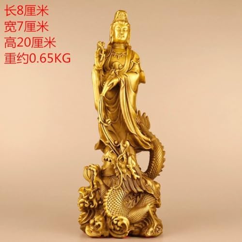 Ecqizer Feng Shui Guan Yin Buddha Statue Decor